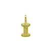 Stainless Steel Gold Plated 26 Letters Name Necklace Zircon Pendant Necklace - Image 27