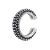 Clip On Cuff Earrings with Heart Star Cross and Rainbow Stone Designs - Image 27