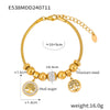 316L Stainless Steel Heart Charm Bracelet with Crystal Accents - Image 12