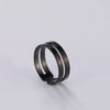 Rings For Men Stainless Steel Double Layer Hollow Open Ring Simple Round Cut Adjustable Jewelry Anniversary Gift - Image 9