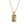 Tarot Queen Lover Magician Moon Necklace Stainless Steel Jewelry Gold Plated Decoration - Image 17