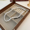 Imitaition Pearl Necklace for Women Simple Collarbone Chain White Choker Necklaces Wedding Jewelry - Image 9