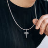 Gold Plated Stainless Steel Angel Wing Serpent Necklace Greek Caduceus Pendant, Doctor/Nurse Charm Jewelry - Image 6
