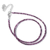 2mm Stone Bead Choker Necklace 40cm - Image 2