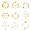316L Stainless Steel Golden Heart Geometry Zircon Minimalist Series Bracelet Lady Wrist Chain Jewelry - Image 2