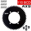 Pass Quest Bcd Road Bike single chainring 4-bolt for Aero axs Chain ring Suitable for 6800 magene xcadey crown tiagra 4700 - Image 1