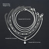 6Pcs Silver Rhinestone Bracelets for Women Girls Korean Sparkling Starry Sky Charm Bracelets Party Jewelry - Image 3