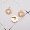 10-26PCS Alphabet Charms With Plastic Pearl Alloy Gold Color English Letter Pendant Necklace Bracelet Jewelry Accessory - Image 24