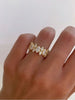 Silver Full Zircon Marquise Ring For Women Engagement Wedding Jewelry - Image 4