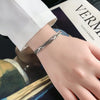 Vintage Thai Silver Woven Fried Dough Twists Bangle Silver Jewelry Opening Bracelets - Image 2