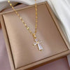 Colorful Bling Cubic Zirconia Pendant Stainless Steel Necklace Neck Chain Shiny Jewelry For Women Gift - Image 9