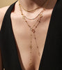Stainless Steel Chain Necklace with Long Tassel Details - Image 46