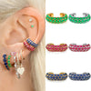 1Pc Gold Silver Filled Zircon Ear Cuffs Earrings For Women Non-Pierced Clip Earring Wedding Party Jewelry - Image 1