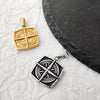 Nautical Compass Pendant Necklace Punk Retro Compass Pendant Gold Plated Stainless Steel Jewelry Gift - Image 4
