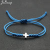 Colorful Woven Rope String Bracelet Boho Cross Charm Bracelets for Women Girls Handmade Jewelry Lucky Gift - Image 11