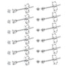 6 PCS/12 Pcs Tiny 2mm Stainless Steel Stud Earrings For Mens Womens CZ Round Ball Earrings Set - Image 11