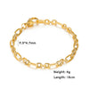 Punk Paperclip Bracelets for Women Men Oval Chains Cable Chain Bangle Stainless Steel Wrist Jewelry - Image 9