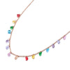 Stainless Steel Multicolor Zircon Star Charm Necklace For Women Not Fading Delicate Party Jewelry Gifts - Image 10