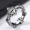 Punk Gothic Cross Ring for Men,Retro Stainless Steel Statement Ring,Birthday Party Jewelry Gift - Image 5