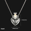 Openable Glaze Vial Pendant Necklace Water Drop Heart Steel Chain Keepsake Jewelry Gift Perfume Mini Bottles Jewellery Necklace - Image 8