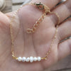 Beaded Anklet with Pearls, Colorful Pearl Anklet, Simple Anklet, Colourful Beach Anklet, Ankle Bracelet, Pearl Ankle Chain - Image 5