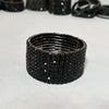 Vintage Black Crystal Elastic Bracelets for Women Bling Rhinestone Stretch Wristband Cuff Bangle Bridal Wedding Jewelry - Image 9