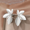 Stainless Steel Earrings Elegant Elegant Design Flower Petal Earrings For Women Jewelry Party Favors - Image 4