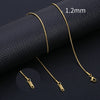 Hiyee Chain Necklace Mix And Match For Women Men Stainless Steel Snake Twist Long Collar High Polished - Image 8