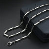 Hip Hop Titanium Steel Necklace Handmade Square Rhombus Chain Bamboo Chain Men's and Women's Clavicle Chain Accessories - Image 6