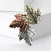 Berry Women's Rhinestone Leaf Brooches Unisex Plant Pins Office Party Casual Accessories Gifts - Image 27