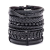 Bracelet Viking Bracelet For Men Hand Bracelets Woven Skull Hand Jewelry Adjustable Leather Set viking man bracelet - Image 11