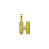 Stainless Steel Gold Plated 26 Letters Name Necklace Zircon Pendant Necklace - Image 26