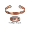 Copper Bracelets Adjustable Vintage Knot Magnetic Bangles 8mm Wide Arthritis High Magnet Jewelry Resizable - Image 7
