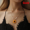 Star Pendants Women's Necklaces Blue Acrylic Beads Tassel Choker Necklace Hollow Leaf Punk Neck Jewelry - Image 16