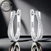 Noble Silver Star Twisted Line Earrings Jewelry Versatile Hoop Earrings For Women Jewelry Birthday Party Gifts - Image 3