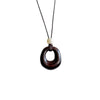 Resin Pendant Necklace with Irregular Open Geometric Shape - Image 6