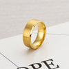 8mm Matte Finish Simple Classic Men Rings Blue Black Rose Gold Color Stainless Steel Jewelry - Image 6