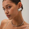Stainless Steel Collar Necklace in Gold-Tone or Silver-Tone - Image 3