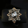 Retro Micro-inlay Zircon Multi-color Flower Oval Crystal Brooch for Women Suit Pin Accessories Jewelry - Image 7