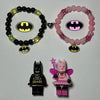 2PCS/set Fast And Furious Bat Matching Bracelets For Couples Bracelets Cool Race Car Victory Banner Bff Beaded Bracelet Jewelry - Image 1