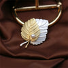 Vintage Maple Leaf Pearl Brooch Sweater Suit Lapel Pins for Women Girl Backpack Jewelry Accessories Couple's Gift - Image 2