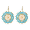 Badu Colorful Round Beaded Drop Earrings For Women Handmade Bohemia Beads Crystal Big Earrings Jewelry Gifts - Image 23