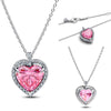 Silver Glass Slipper Charm Pink Envelope Floral Tulip Golden Key Sword Bee Cicada Butterfly Beads Necklace Fit Bracelet - Image 27