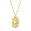 Silver Lucky The Twelve Zodiac Signs Golden Disc Pendant Necklace For Women Jewelry Birthday Gift - Image 16