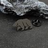 Metal costume brooch. Golden polar bear stainless steel brooch, used as a chest badge pin, as a carrying case decoration - Image 4