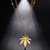 Double Female Symbol Pendant Choker Stainless Steel Double Layer Necklace for Women Jewelry Birthday Gift - Image 9