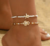 Beaded Beach Anklet with Stone Pendant Options - Image 8