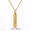Cylinder Ashes Urn Pendant Charm Stainless Steel Cremation Memorial Necklace Jewelry 3 Colors - Image 10