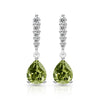 Silver Light Water Drop Classic Shining Water Drop Zircon Women's Earrings - Image 9