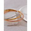 3.0 60/65mm Classic Stainless Steel Round Bracelet Bangle Pvd Plated Stylish Metal Simple Daily Jewelry - Image 6